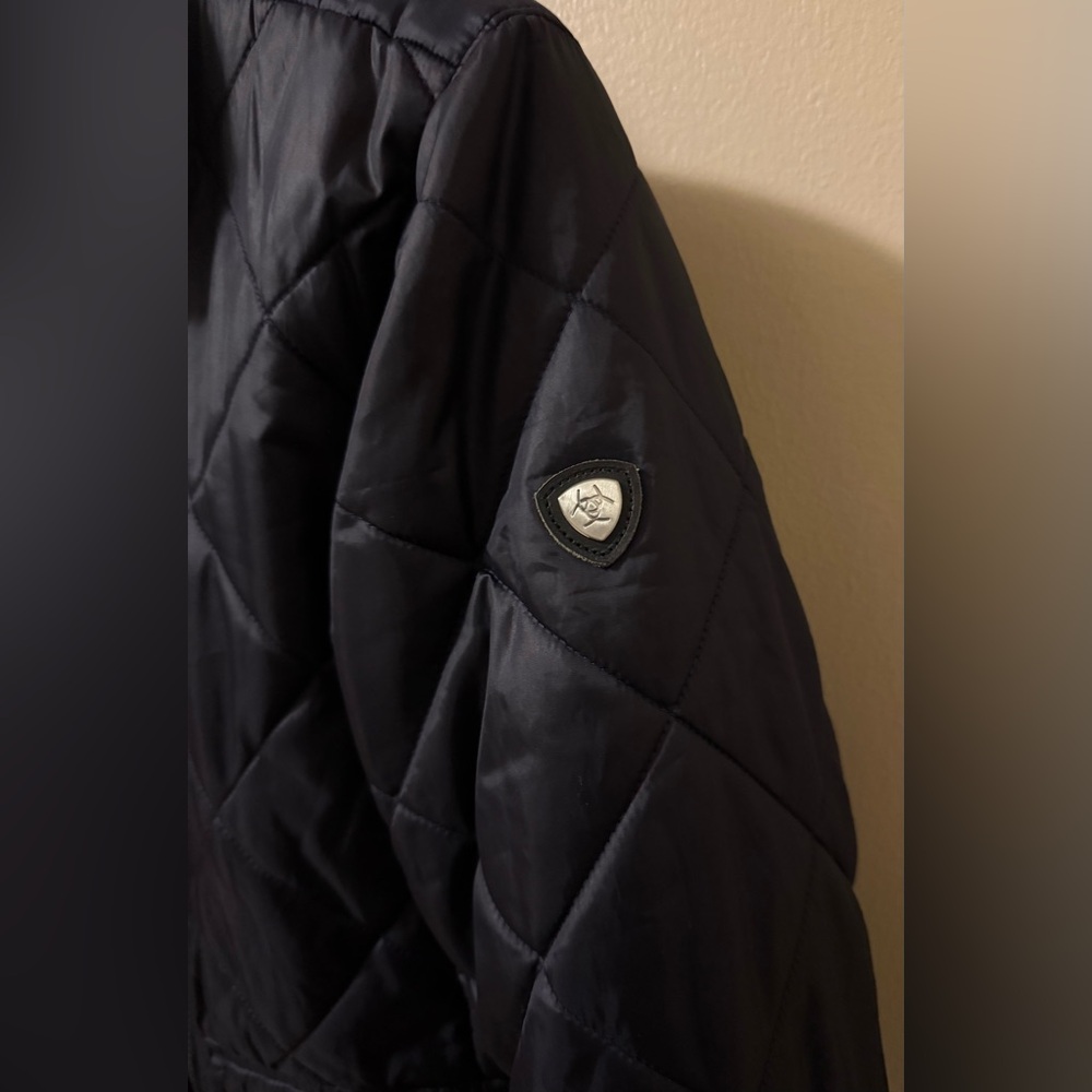 Ariat Women’s Portico Quilted Navy Blue Jacket,Size-Mediumguc/Preloved View 5